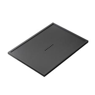 茶桌茶盘嵌入式面板乌金石大理石火烧石盖板定制茶台内嵌石板石盘