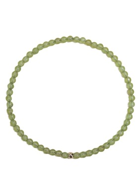 天然橄榄石3mm极细手链小清新