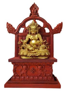 闯隆藏式实木F像底座观音神龛