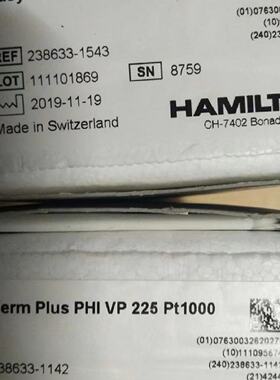 议价瑞士HAMILTON原装238633-1142 EASYFERM PLUS PHI VP225 PT10