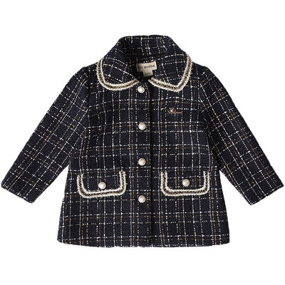 常春藤秋冬季翻领小香风外套