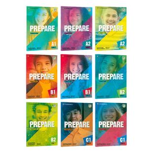 原版进口第二版prepare1-9级别剑桥国际少儿英语考级教材剑桥出版社Cambridge A1 A2 B1 B2备考剑桥中学英语考试教材PTE FCE CAE