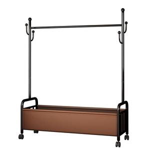 简易衣架卧室落地家用挂衣服室内不占空间可移动挂帽子轻奢衣帽架