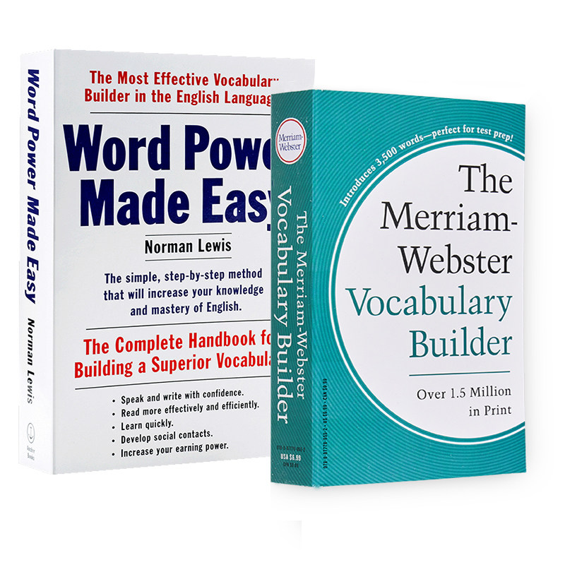 word power made easy 单词的力量 韦小绿韦氏词根词典 工具书英语字典套装 英文原版 Merriam-