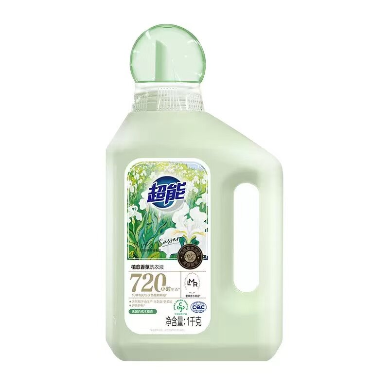 超能植愈香氛洗衣液1kg2斤瓶装