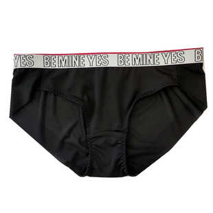 韩国YES品牌黑色红色无痕中性时尚性感光滑速干中低腰女三角内裤