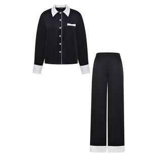 SILKY MIRACLE真丝睡衣珠钻家居服LADY-S女士新款高级桑蚕丝套装