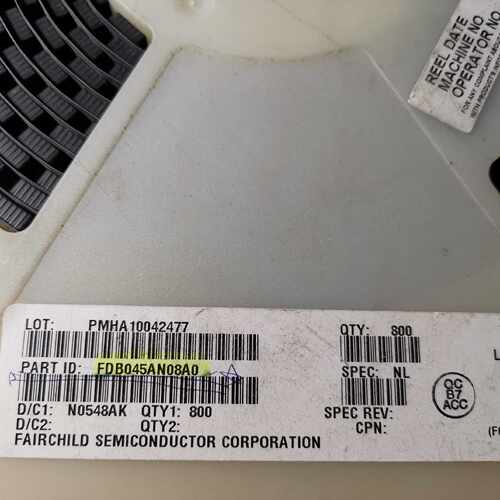 FDB045AN08A0，N沟道MOSFET场效应管，全新件