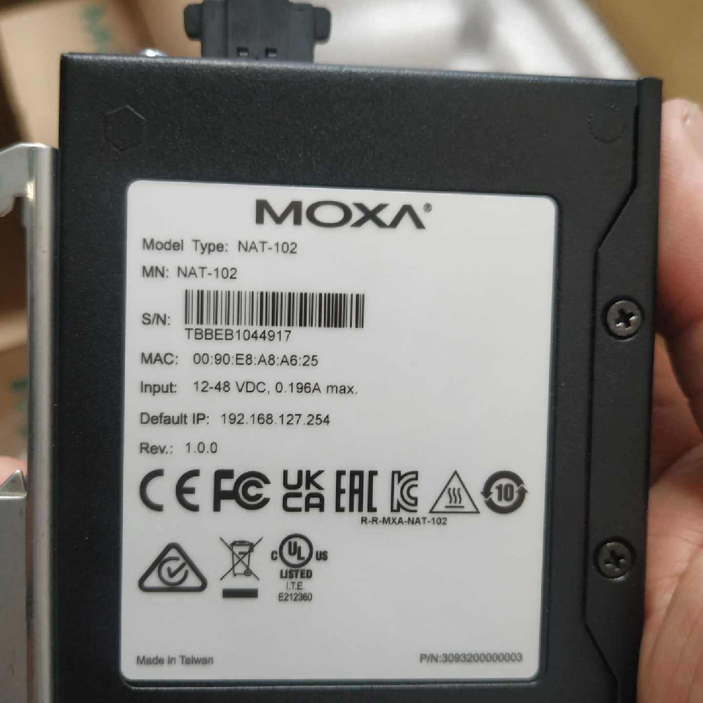 议价MOXA NAT-102  工业网络地址转换 (NAT) 路由器  现货 特价活