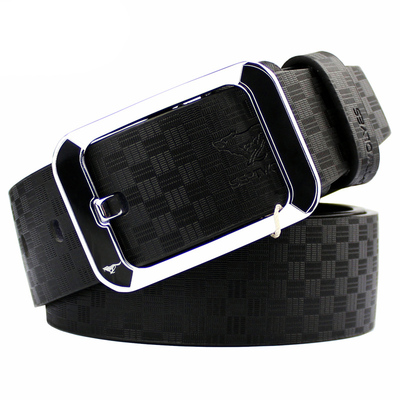 皮带七匹狼牛皮男皮带合金