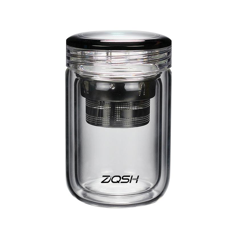 ZQSH润物粗大型双层玻璃杯