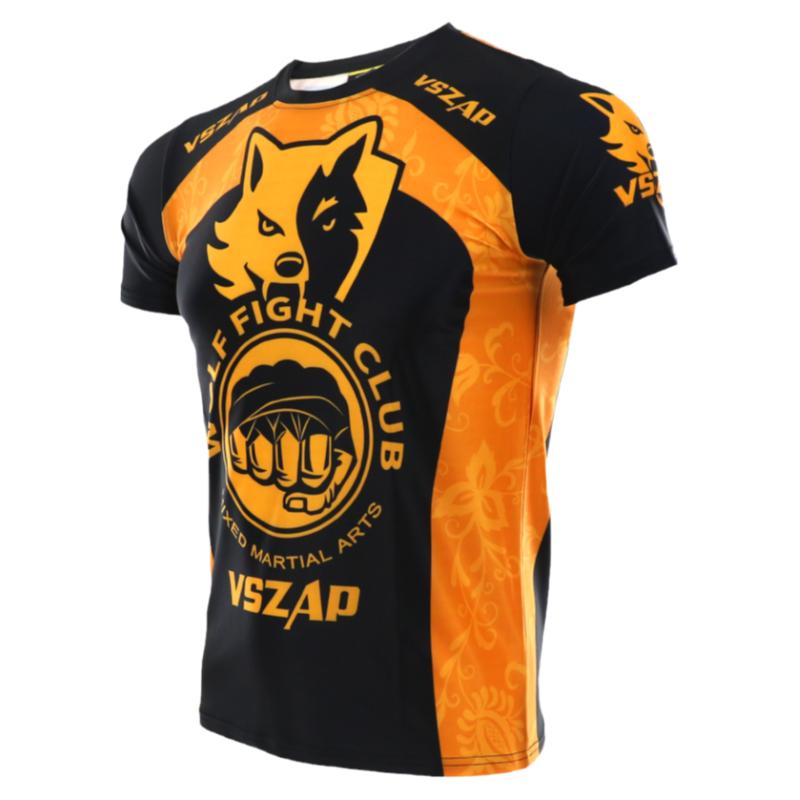 速干VSZAP短袖格斗T恤MMA训练