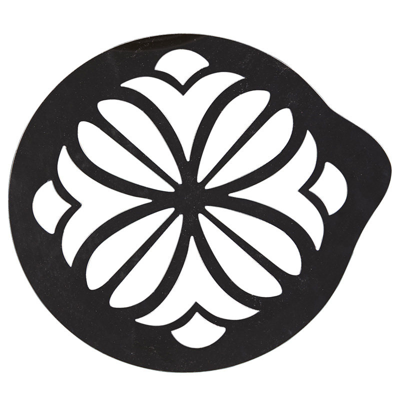 诺烘家欧包面包PET印花模蛋糕咖啡拉花糖粉模具4寸/5寸/6寸