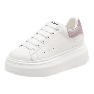 星期六舒适百搭增高时尚休闲鞋2025秋季新款轻便厚底运动板鞋女鞋