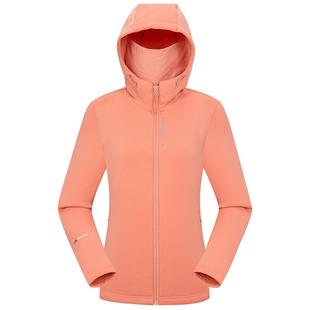 LAFUMA乐飞叶户外Polartec保暖抓绒衣女士耐磨双面绒含面罩外套