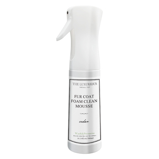 美国THE 皮草干洗剂皮毛一体家用貂免洗羊羔毛剪绒专用泡沫清洁污