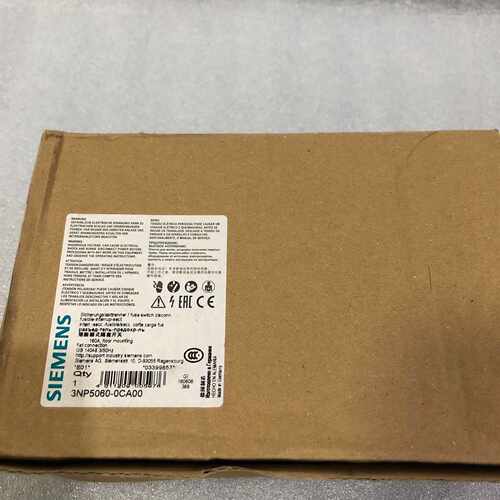 溢价-熔断器式隔离开关3NP5060-0CA00