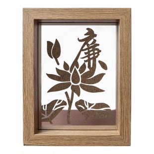 清廉手工DIY材料包咖啡渣沙画手工作品沙画廉洁文化社区单位活动