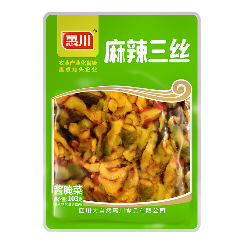 惠川下饭菜榨菜开味小菜103g袋装