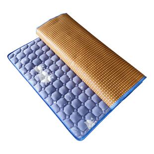 冬夏两用凉席学生宿舍单人折叠双面夏季冰丝席子家用卧室床垫软垫