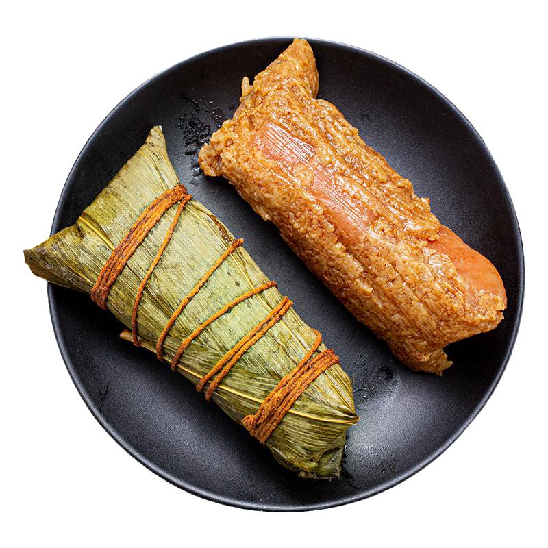 上海枫泾巧珍粽子传统嘉兴味道咸蛋黄鲜肉早餐端午肉粽现做速发