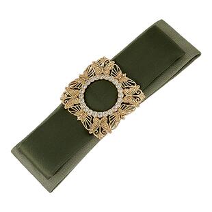 Riotlily/艾特里里自由蝶变系列发饰复古绿横发夹新年礼物