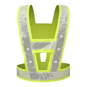 佳护LED带灯反光马甲充电反光背心施工环卫反光衣骑行反光安全服