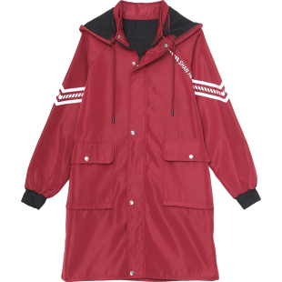 秋冬季加绒防水罩衣成人外穿加厚男女劳保工作服围裙厨房做饭时尚