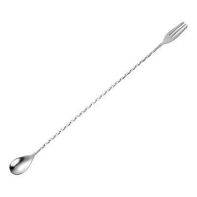 跃生304不锈钢长柄细螺纹调酒器