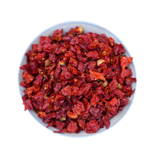 微辣特香免切无籽辣椒段二荆条湖南皱皮辣椒节500g农家干红辣椒段