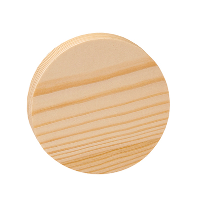 松木圆木片实木底座多边形椭圆形