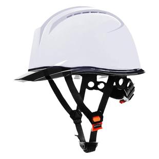 中国建筑安全帽工地高级高端工程头盔国标白色工作帽领导定制logo