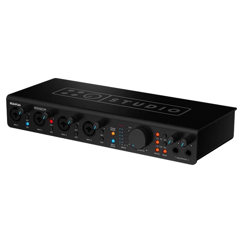 Midiplus studio 4PRO迷笛外置声卡手机电脑网红喊麦直播唱歌专用