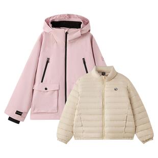 【一衣三穿】eland kids衣恋童装男童女童羽绒服25年冬季新品羽绒