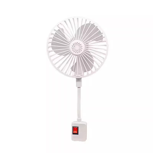 厨房专用小电风扇2026新款壁挂式三插座万向强力风扇家用小型静音加保护罩宿舍插头迷你小旋风风扇悬大扇叶