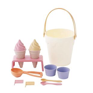 儿童戏水玩沙过家家冰淇淋杯子蛋糕模型玩具挖沙水桶玩具海边露营