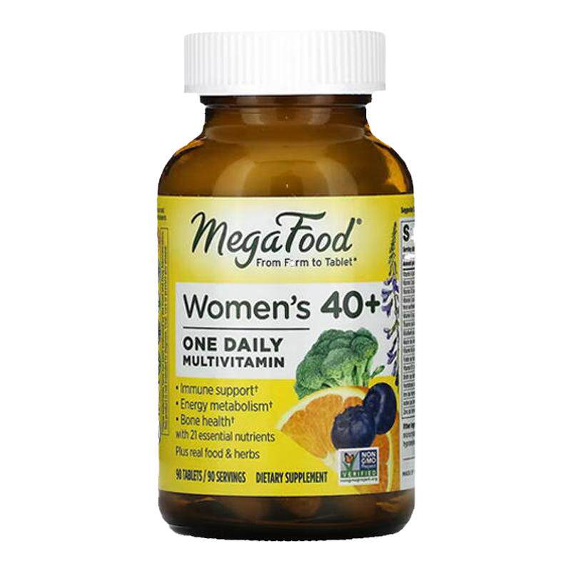 MegaFood女性40岁每日多维维生素矿物质综合营养骨骼帮助