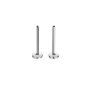 F136植入级手术钛合金耳钉底座 养耳洞内螺纹耳骨钉平底唇钉杆子