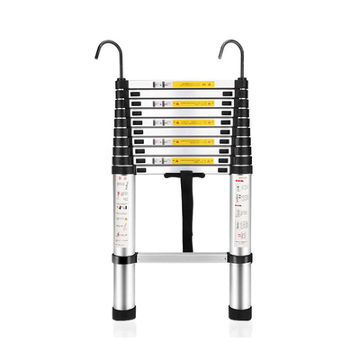 伸缩梯加厚铝合金带挂钩升降楼梯