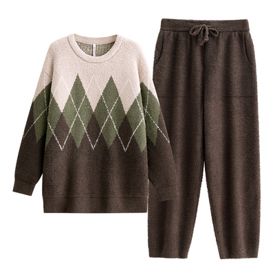 【商场同款】悦内情侣半边绒睡衣