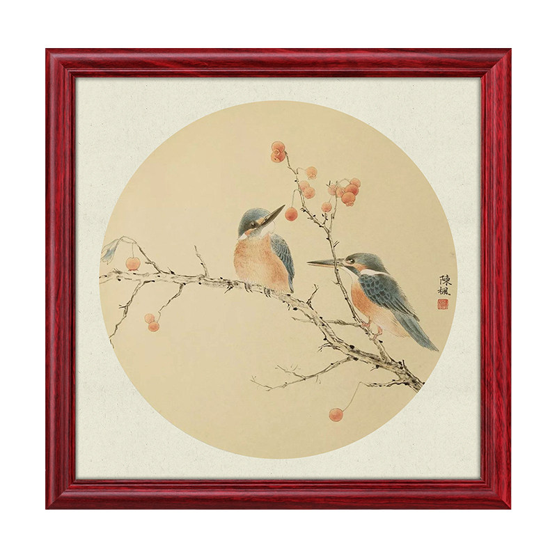实木国画框装裱字画十字绣裱框书法作品相框书画框架挂墙空框定制