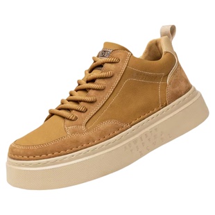 古驰汤米中帮男鞋春秋款鞋子男百搭潮鞋板鞋厚底马丁休闲皮鞋加绒