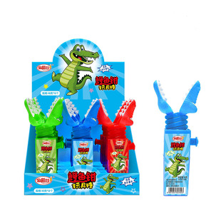 金稻谷玩具糖伸缩鳄鱼钳儿童糖果机幼儿园小礼物零食盒装10g*12支