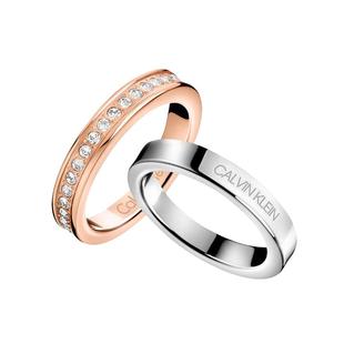 官方正品 CalvinKlein官方正品满天星男女情侣戒指ck时尚对戒素圈