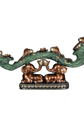 如意纯铜家居客厅乔迁风水装饰品