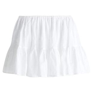HM女装半身裙夏季荷叶边迷你半身裙1271531