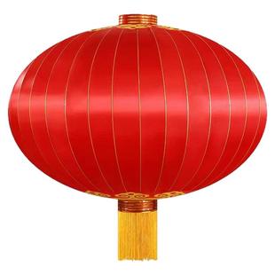 大红灯笼挂饰大门院子春节新年户外防水广告欢度佳节植绒铁口灯笼