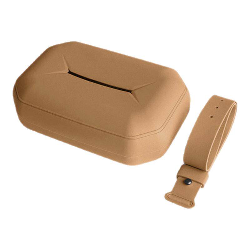 适用岚图梦想家车载纸巾包座椅背抽纸盒袋原车色硅胶内饰改装用品