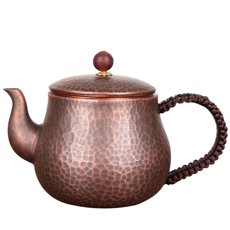 纯铜手工加厚复古泡茶壶