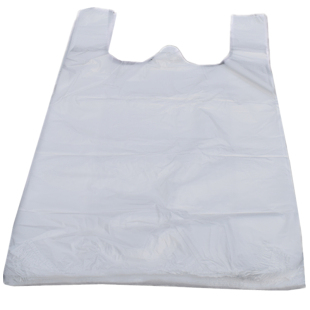 加厚大号手提食品袋子家用白色透明塑料背心袋方便购物袋超市打包